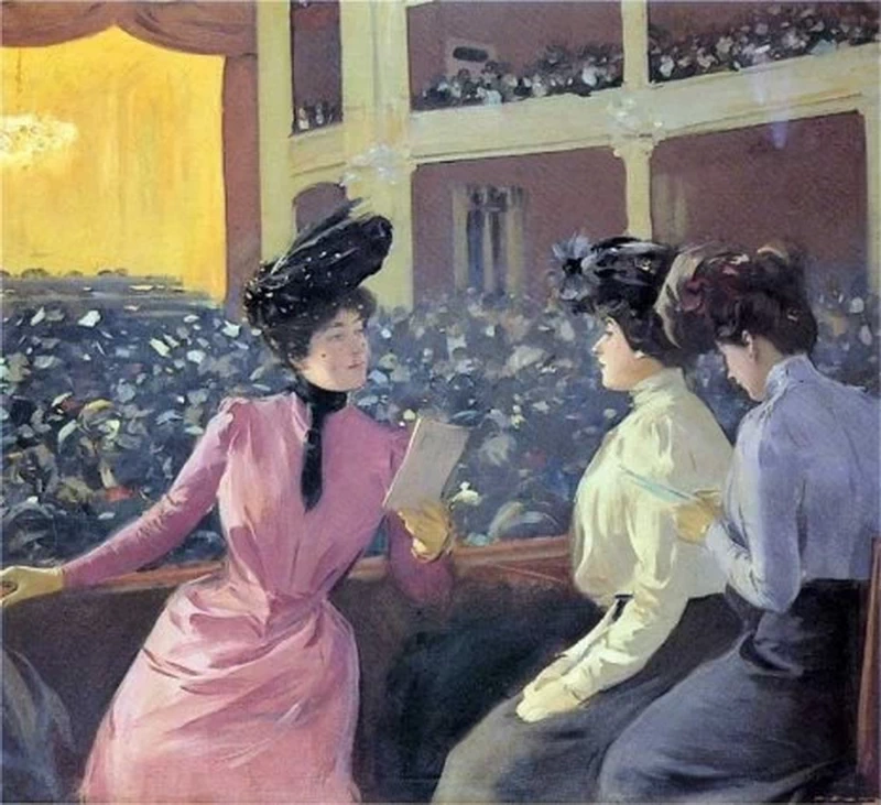 Ramon Casas - 115, Teatre Novedades, Cercle del Liceu, Barcellona